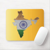 vlag van india muismat (Met muis)