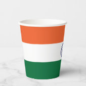 Vlag van India Papieren Bekers (Voorkant)