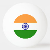 Vlag van India Pingpongbal (Achterkant)