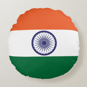 Vlag van India Rond Kussen