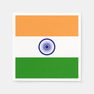 Vlag van India Servet