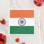 Vlag van India Servet (Insitu)