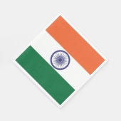 Vlag van India Servet (Hoek)
