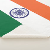 Vlag van India Sherpa Deken (3/4)
