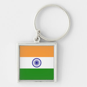 Vlag van India Sleutelhanger