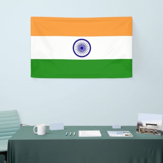 Vlag van India Spandoek (Beurs)