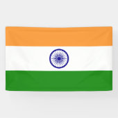 Vlag van India Spandoek (Horizontaal)