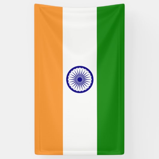 Vlag van India Spandoek (Verticaal)