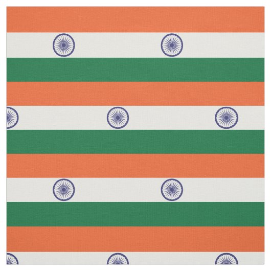 Vlag van India Stof (Swatch)