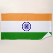 Vlag van India Strandlaken (Voorkant)