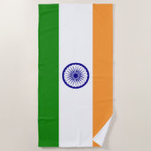 Vlag van India Strandlaken (Voorkant)