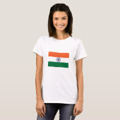 Vlag van India T-shirt (Voorkant volledig)