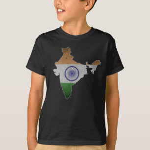 vlag van india t-shirt