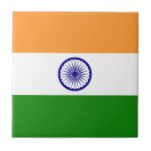 Vlag van India Tegeltje (Voorkant)