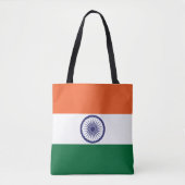 Vlag van India Tote Bag (Voorkant)