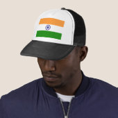 Vlag van India Trucker Pet (In situ)