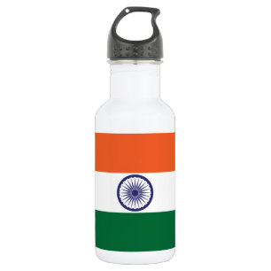 Vlag van India Waterfles