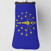 Vlag van Indiana Golf Head Hoesje Golfheadcover (Draai 90)