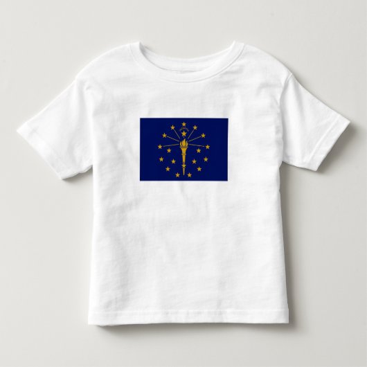 Vlag van Indiana Kinder Shirts (Voorkant)