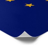 Vlag van Indiana Poster (Hoek)