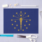Vlag van Indiana Tissuepapier (Craft)