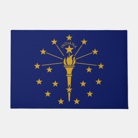 Vlag van Indiana (VS-staat) Deurmat (Voorkant)