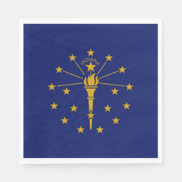 Vlag van Indiana (VS-staat) Servet