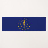Vlag van Indiana (VS-staat) Yogamat (Voorkant (horizontaal))