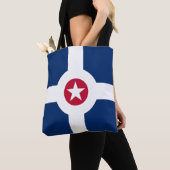 Vlag van Indianapolis, Indiana-Canvas tas (Dichtbij)