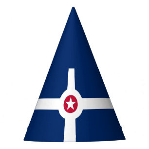 Vlag van Indianapolis, Indiana Feesthoed Feesthoedjes