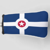 Vlag van Indianapolis, Indiana Golf Head Cover (Voorkant)