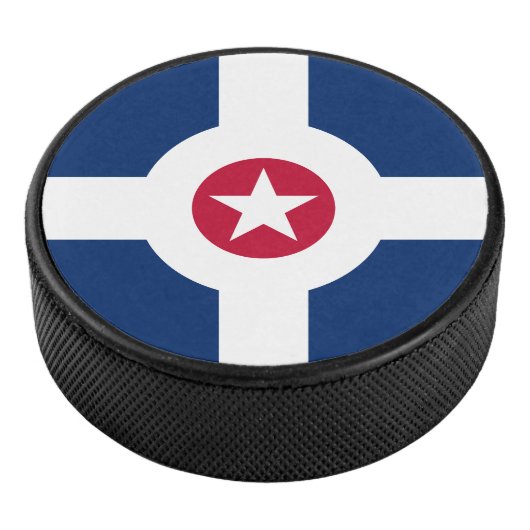 Vlag van Indianapolis, Indiana Hockey Puck (3/4)