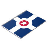 Vlag van Indianapolis, Indiana-Notitieboek Notitieboek (Linkerzijde)