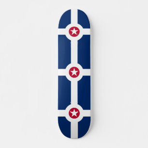 Vlag van Indianapolis, Indiana Skateboard