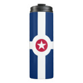 Vlag van Indianapolis, Indiana Thermal Tumbler Thermosbeker (Voorkant)