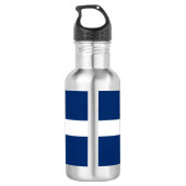 Vlag van Indianapolis, Indiana Water Bottle Waterfles (Achterkant)
