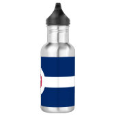 Vlag van Indianapolis, Indiana Waterfles (Rechts)
