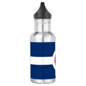 Vlag van Indianapolis, Indiana Waterfles (Links)