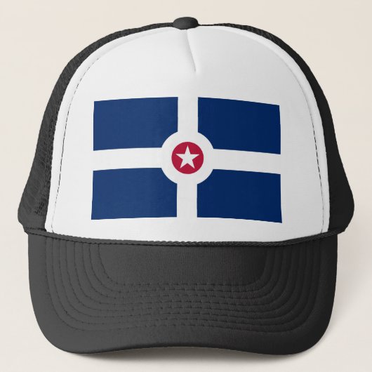 vlag van indianapolis trucker pet (Voorkant)