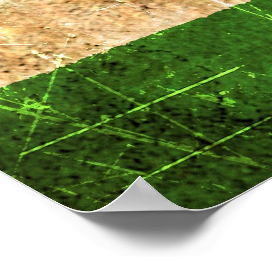  vlag van Indische slede Poster (Hoek)