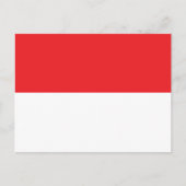 vlag van Indonesië Briefkaart (Voorkant)