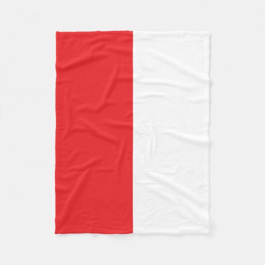 vlag van Indonesië Fleece Deken (Voorkant)