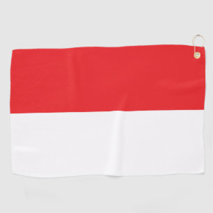 vlag van Indonesië Golfhanddoek