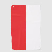 vlag van Indonesië Golfhanddoek (Voorkant)