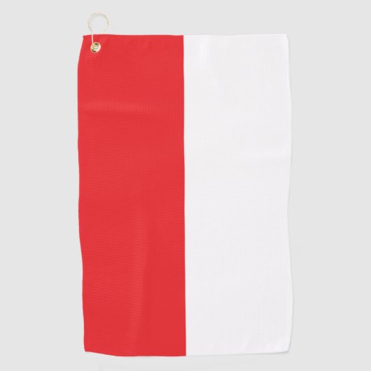 vlag van Indonesië Golfhanddoek (Voorkant)