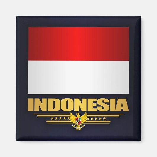 vlag van Indonesië Magneet (Voorkant)