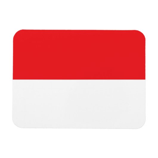 vlag van Indonesië Magneet (Horizontaal)