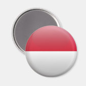 vlag van Indonesië Magneet (Voorkant / Achterkant)