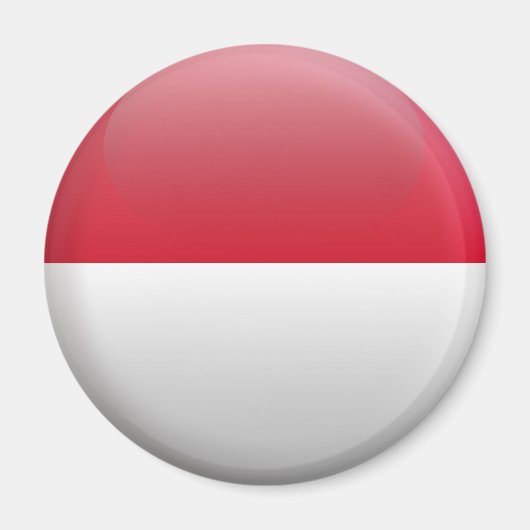 vlag van Indonesië Magneet (Voorkant)