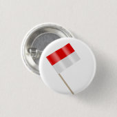 vlag van Indonesië Ronde Button 3,2 Cm (Voorkant /achterkant)
